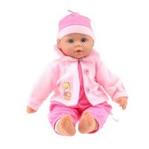 Poupée Bébé 'hug Me' 40 Cm En Tissu Doux