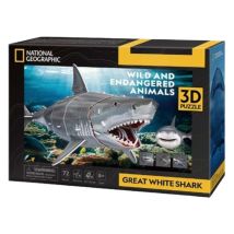 Puzzle 3d National Geographic - Requin Blanc Amusant Et Éducatif