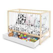 Lit Bébé Évolutif Avec Tiroir Mathis 60x120 Cm (matelas Non Inclus)