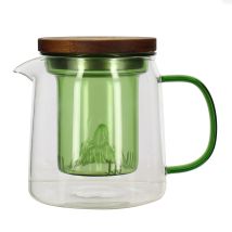 Théière En Verre Infuseur Et Anse Jade 450ml Laska - Ogo Living