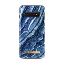Coque Pour Samsung Galaxy S10 Modèle Fashion Case Motif Marbré Bleu Ideal Of Sweden