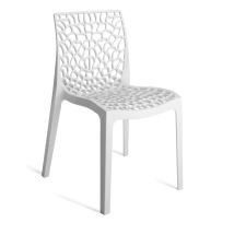 Chaise De Jardin Résine Banche Gruvyer Grandsoleil
