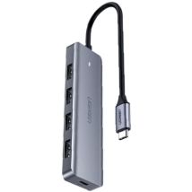 Dudao Hub 4en1 Usb-c - 4x Usb-a (3 X Usb2.0 / Usb3.0) 6,3cm Noir (a16t)
