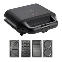 Concept Sv3055 Gaufrier Et Appareil À Croque-monsieur 700 W Noir