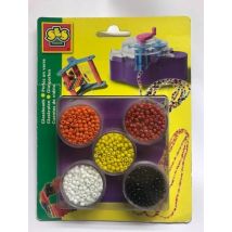 Ses Perles En Boîtes Rondes 5 Couleurs - 1250 Pièces