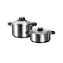 Autocuiseur Elma Prêst Duo 4+6l Acier Inoxydable Avec Système De Sécurité