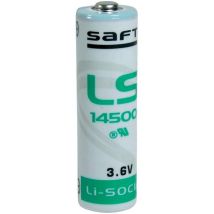 Saft Pile Lithium Lr6 3,6v 2600mah Aa- Ls 14500