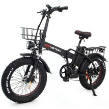 Vélo Électrique Drvetion At20, Pliable, Batterie Samsung, Noir