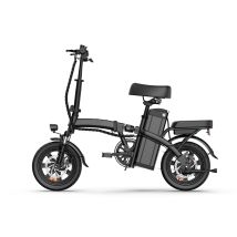 Vélo Électrique Pliant Urlife F1l, 14 Pouces, Batterie Amovible 48 V 7,5 Ah, Noir