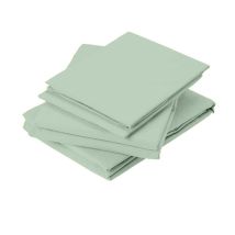 Drap Plat En Coton Lavé