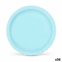 Service De Vaisselle Algon Produits À Usage Unique Carton Bleu 10 Pièces 20 Cm (36 Unités)