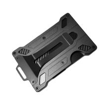 Porte-cartes Rfid Pour 6 Cartes Et Porte-carte D'identité Avec Clip Black