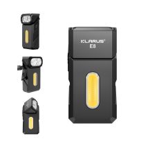 E8 Edc Lampe De Poche Rechargeable,système Triple Lumière 1 000 Lumens, Tête Pivotante À 180 °, Design Compact