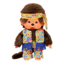 Monchhichi Peluche Garçon Flower Power Poupée 20cm