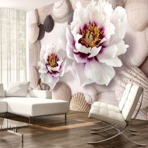 Planete Discount Pd13736-350-245 Papier-peint Papier Peint Non Tissé Orange, Rose, Blanc