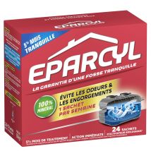 Eparcyl - Entretien Fosse Septique Odeurs Et Engorgement Eparcyl - La Boîte De 24 Sachets