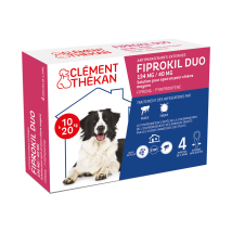 Soin Anti-Puces Anti-Tiques Chien 10-20kg CLEMENT THEKAN