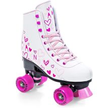 Patin À Roulettes Trista Taille Modulable Raven Adulte Enfant Mixte 39 Au 42 Blanc/ro