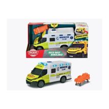 Ambulance Samu - Dickie - Iveco Daily - Roue Libre - Effets Sonores Et Lumineux