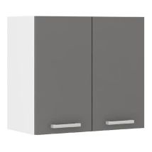 Meuble Haut De Cuisine L 60 Cm - Gris