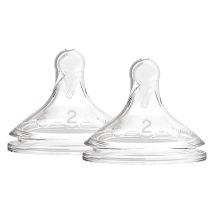 Tétine Silicone Options+ Embout Large Niveau 2 + 3 Mois