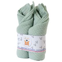 Langes En Coton Bio Vert
