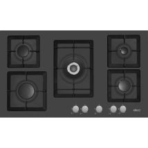 Elleci Plano 90 G40 Noir Intégré 86 Cm Gaz 5 Zone(s)