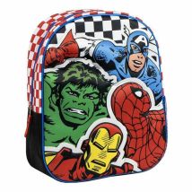 Cartable 3d The Avengers Noir 25,0 X 31,0 X 10,0 Cm