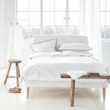 Housse De Couette Unie En Percale De Coton, Astor - 240 X 220 Cm - Naturel