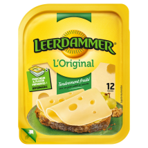 Leerdammer - Fromage En Tranches L'original Leerdammer - La Barquette De 12 Tranches- 300g