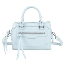 Sac À Main Pour Femme Zippé Avec Anses Rigides Et Bandoulière Amovible Bleu Gallantry