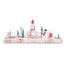Décoration De Noël En Bois Xmas Tradi - Beige