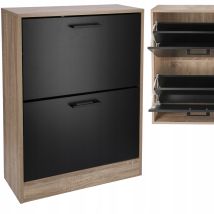 Meuble À Chaussures, Étagère À 2 Compartiments, Chaussures, Commode Spacieuse Pour Le Couloir, Étagère