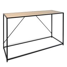 Table D'appoint Vinthera Moa Noir Beige 120 X 85 X 40 Cm