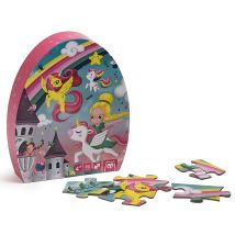 Eurekakids Puzzle Licorne - Puzzle Pour Enfants Avec Licornes Et Princesses 36 Pièces