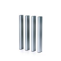 Pieds En Aluminium Pour Jardinières Mondum Mediterraneo H42.5 Cm Argentés