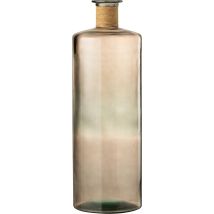 Vase Safari En Verre Marron Clair Style Ethnique Élégant