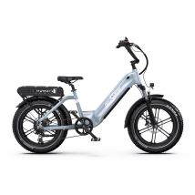 Vélo Électrique Onesport Ot08 À Gros Pneus, Gris