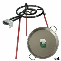 Poêle À Paella Au Gaz Ø 46 Cm Lot Métal (4 Unités)