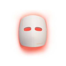 Masque Facial Led Theraface Mask Glo Plastique Rigide Beige Clair 20x21,9x12,2 Cm Therabody