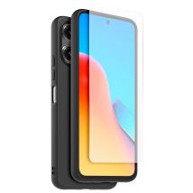 Pack Coque noir + verre trempé XIAOMI Redmi 12 MODELABS