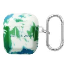 Coque Pour Airpods 1 Et 2 Palm Anti-choc En Silicone Vert U.s Polo
