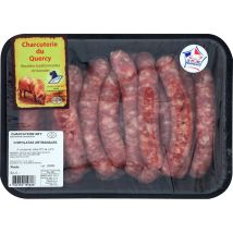 Charcut. De Quercy - Chipolatas Artisanales Charcuterie Du Quercy - La Barquette De 1kg
