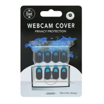 Protection De La Confidentialité De La Webcam Black 8-pack