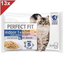 52 Sachets Fraã cheur Sauce Poulet Saumon Chat D'intã rieur 85g (13x4)