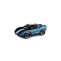 Playforever Voiture Jouet Ken Cash - Bleu - Classique Du Design Pour Enfants Et Adultes
