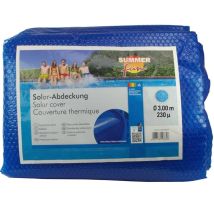 Couverture Solaire De Piscine D'été Rond 300 Cm Pe Bleu Summer Fun