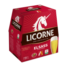Bière Blonde Douce & Fraîche Elsass 5,5% Licorne