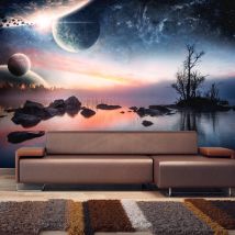 Papier Peint Cosmic Landscape-taille L 250 X H 193 Cm