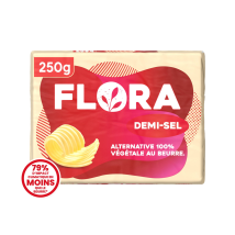 Alternative 100% Végétale Au Beurre Demi-sel Flora